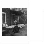 Swedish author Selma Lagerlöf and her mother, Louise by Anonymous