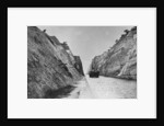Ship passing through the Corinth Canal, Greece by Anonymous