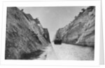 Ship passing through the Corinth Canal, Greece by Anonymous