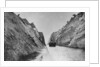 Ship passing through the Corinth Canal, Greece by Anonymous