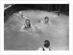 Passengers in the swimming pool on board a cruise ship by Anonymous