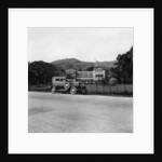 A Singer car in front of the Governor's house, Trinidad, Trinidad and Tobago by Anonymous