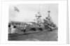 US Navy warships, Navy yard, Balboa, Panama by Anonymous