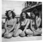 Three passengers on a Cunard Line cruise to the West Indies by Anonymous