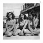 Three passengers on a Cunard Line cruise to the West Indies by Anonymous