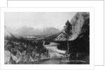 Bow River from the CPR Hotel, Banff, Alberta, Canada by Marjorie Bullock