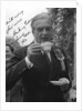 Anthony Eden, British Conservative politician, drinking a cup of tea by Anonymous