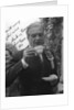 Anthony Eden, British Conservative politician, drinking a cup of tea by Anonymous