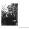 Anthony Eden, British Conservative politician, drinking a cup of tea by Anonymous