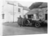 A family standing beside their car, Gorphwysfa Hotel, North Wales by Anonymous