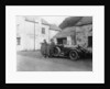 A family standing beside their car, Gorphwysfa Hotel, North Wales by Anonymous