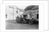 A family standing beside their car, Gorphwysfa Hotel, North Wales by Anonymous