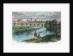 View of the city of Lima, the capital of Peru, from the River Rimac by Anonymous