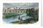 View of the city of Lima, the capital of Peru, from the River Rimac by Anonymous