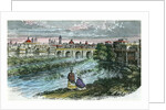 View of the city of Lima, the capital of Peru, from the River Rimac by Anonymous