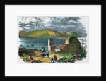 Algeciras, Spain, and Bay of Gibraltar from the old Moorish Castle, Gibraltar by GF Sargent