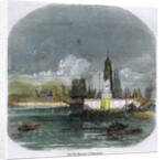 The Old Harbour of Barcelona by Anonymous