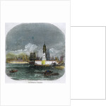 The Old Harbour of Barcelona by Anonymous