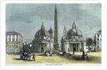 'The Piazza del Popolo, Rome', Italy by Anonymous