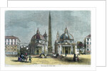 'The Piazza del Popolo, Rome', Italy by Anonymous