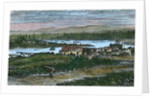 View of the western suburbs of Victoria, Vancouver Island, British Columbia, Canada by Anonymous