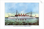 United States Protected Cruiser Columbia by Anonymous