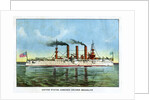 United States Armoured Cruiser Brooklyn by Anonymous