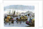 Chinese sampans in the harbour of Hong Kong by Anonymous