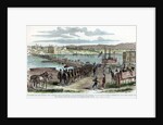 Union volunteers crossing the Ohio River, Cincinnati, Ohio, American Civil War by Anonymous