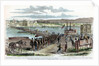 Union volunteers crossing the Ohio River, Cincinnati, Ohio, American Civil War by Anonymous