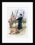 Royal Navy sailor signalling by William Christian Symons