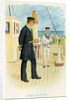 Royal Navy Lieutenant and signal boy by Anonymous