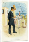 Royal Navy Lieutenant and signal boy by Anonymous