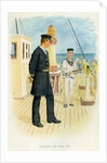 Royal Navy Lieutenant and signal boy by Anonymous