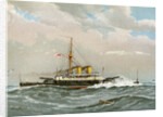 HMS Rodney, Royal Navy 1st class battleship by William Frederick Mitchell
