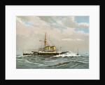 HMS Rodney, Royal Navy 1st class battleship by William Frederick Mitchell