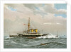 HMS Rodney, Royal Navy 1st class battleship by William Frederick Mitchell