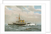 HMS Rodney, Royal Navy 1st class battleship by William Frederick Mitchell