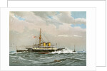 HMS Rodney, Royal Navy 1st class battleship by William Frederick Mitchell