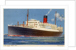 Cunard Line steamship RMS Franconia by Kenneth Denton Shoesmith