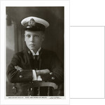 The Prince of Wales in naval uniform by W&D Downey