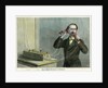 Bell's telephone in operation by Gilbert