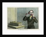 Bell's telephone in operation by Gilbert