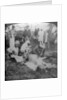 Skinning a dead tiger, shoot of the Maharajah of Cooch Behar, India by Underwood & Underwood