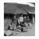 Native shop and customers, near Mogok, northern Burma by Underwood & Underwood