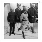 The Maharaja of Gwalior at home, Madhya Pradesh, India by Underwood & Underwood