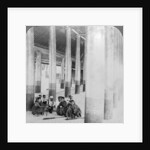 Inside the audience hall, Mandalay Palace, Burma by Underwood & Underwood