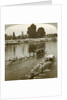 Lady Curzxon travelling on the state barge of the Maharaja, Kashmir, India by Underwood & Underwood