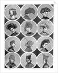 Male headdresses by Anonymous