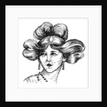 Woman's hairstyle by Anonymous
